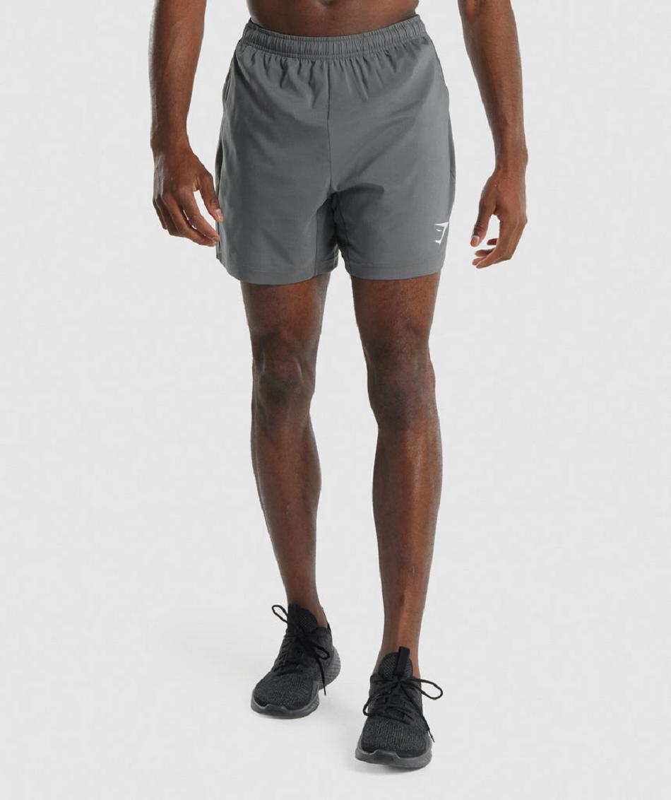 Bermudas Gymshark Deporte Hombre Grises | MX_3542ZUT