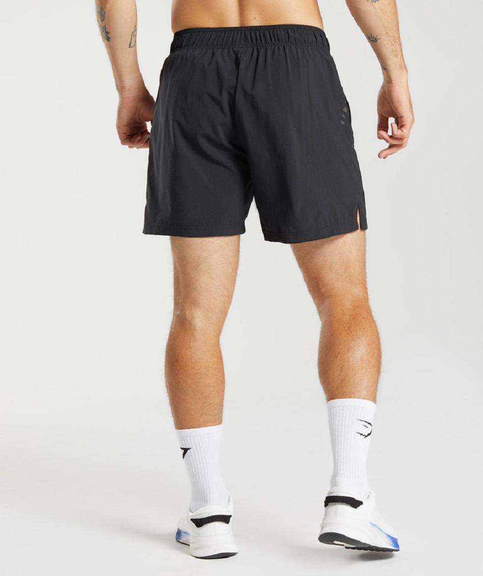 Bermudas Gymshark Deporte Hombre Negros | MX_3599NWY