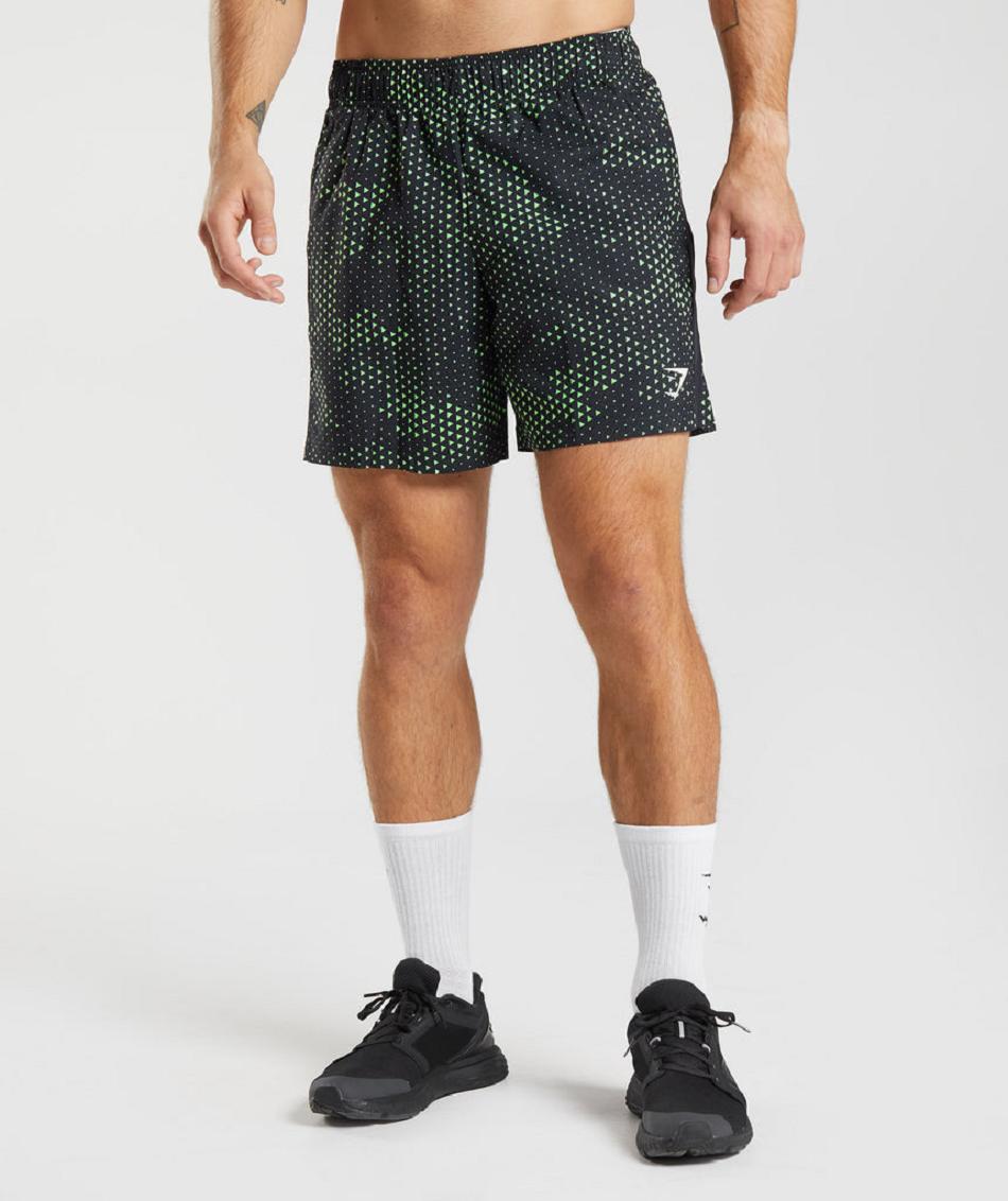 Bermudas Gymshark Deporte Hombre Verdes Claro | MX_3591JPQ