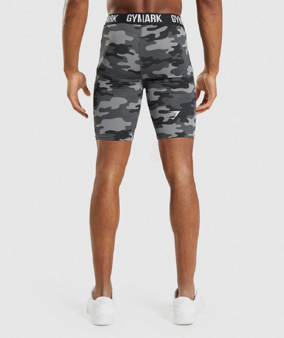 Bermudas Gymshark Element Baselayer Hombre Grises | MX_2933LIS