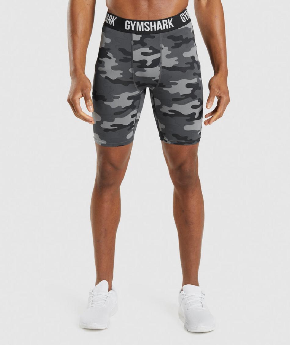 Bermudas Gymshark Element Baselayer Hombre Grises | MX_2933LIS