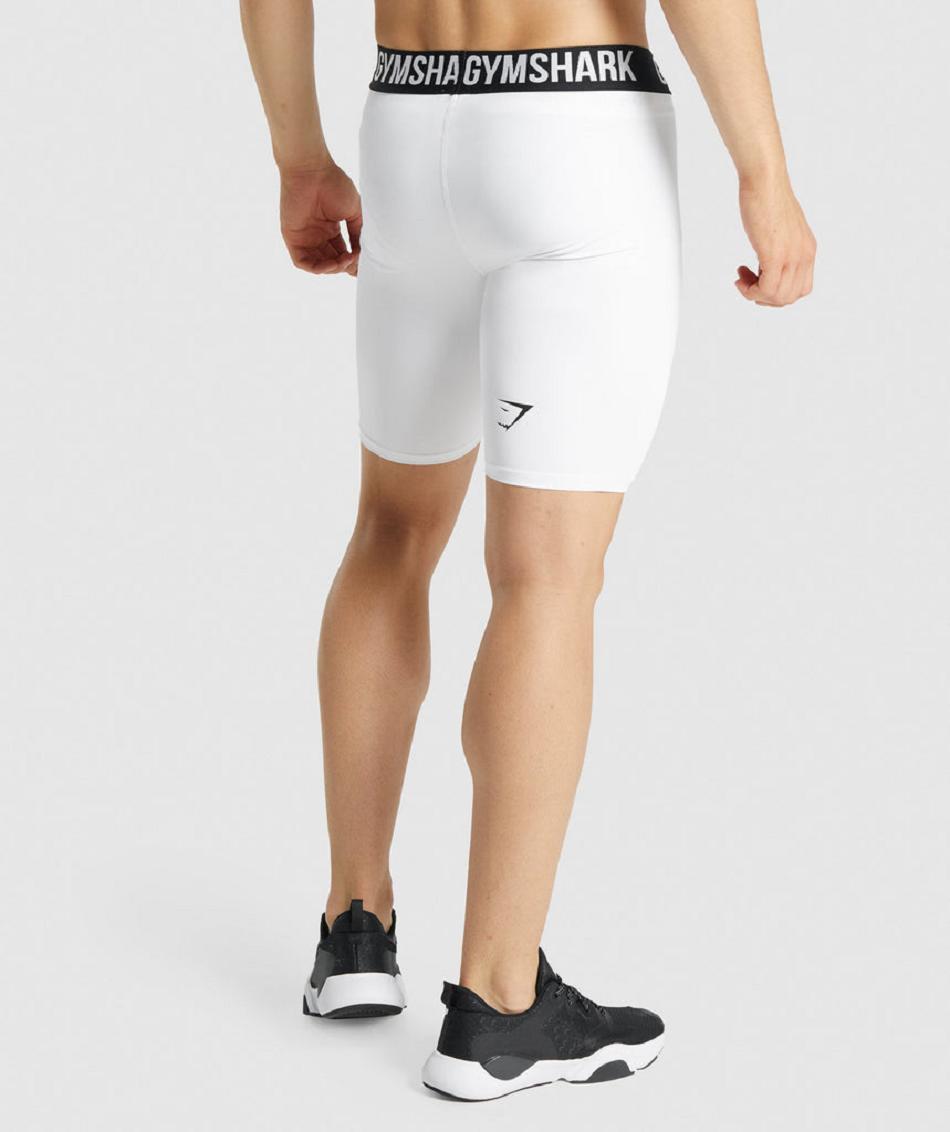 Bermudas Gymshark Element Baselayer Hombre Blancos | MX_2936CTV