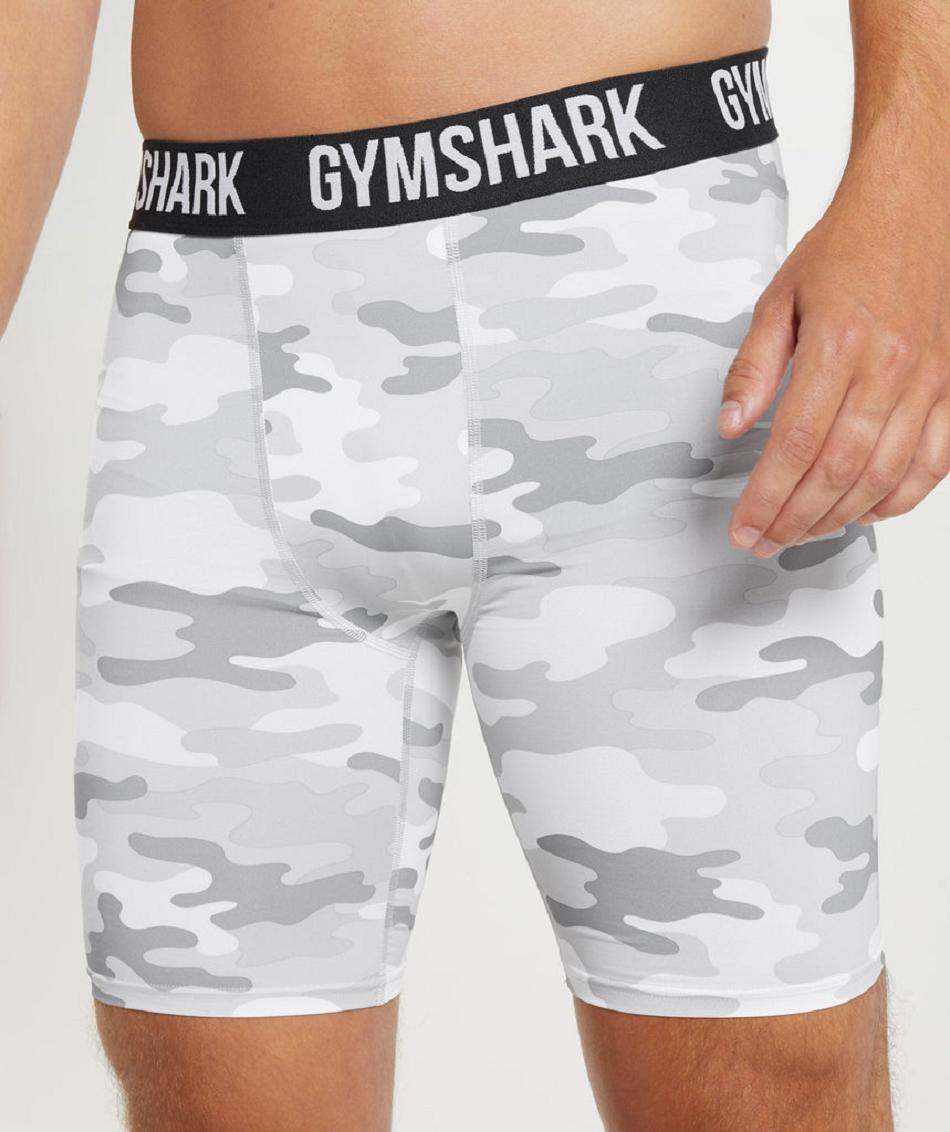 Bermudas Gymshark Element Baselayer Hombre Grises Claro | MX_2938BEX