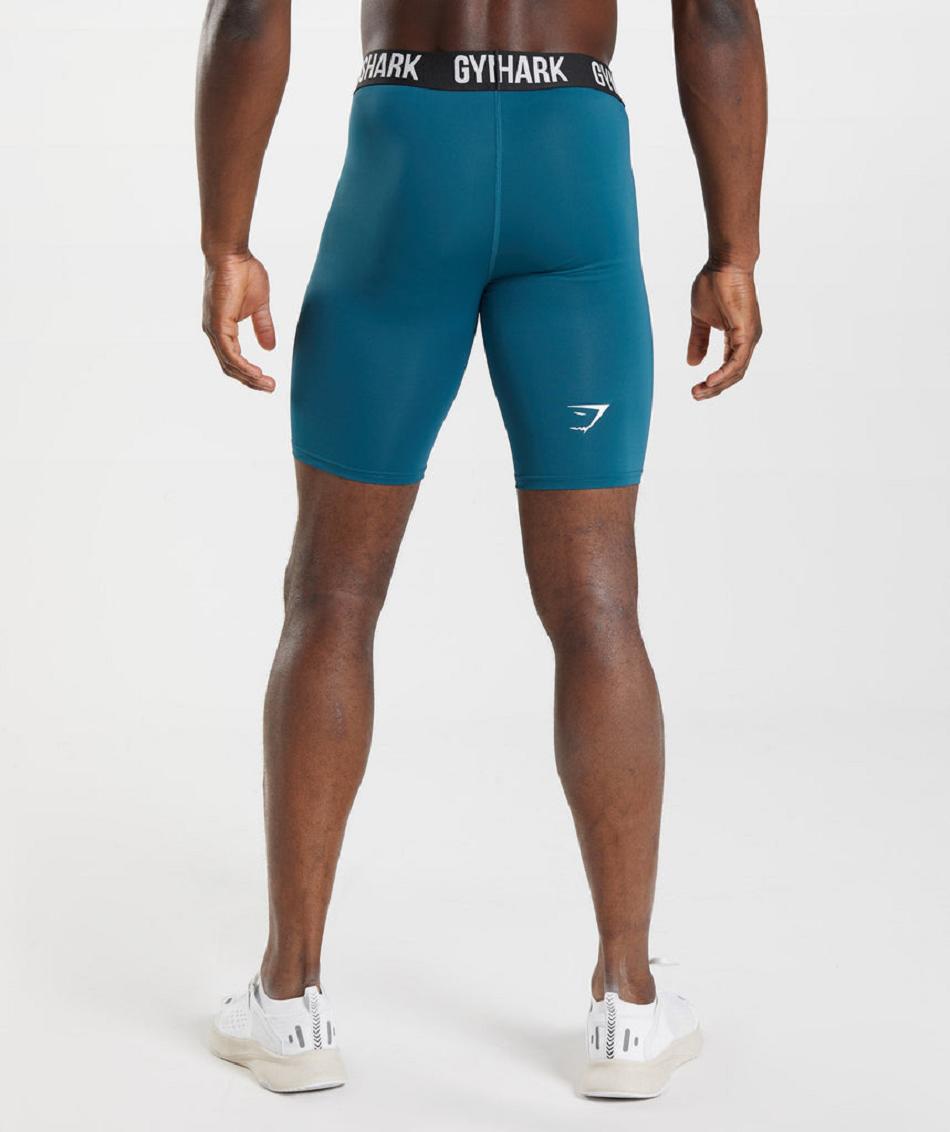 Bermudas Gymshark Element Baselayer Hombre Azules | MX_2942WNB