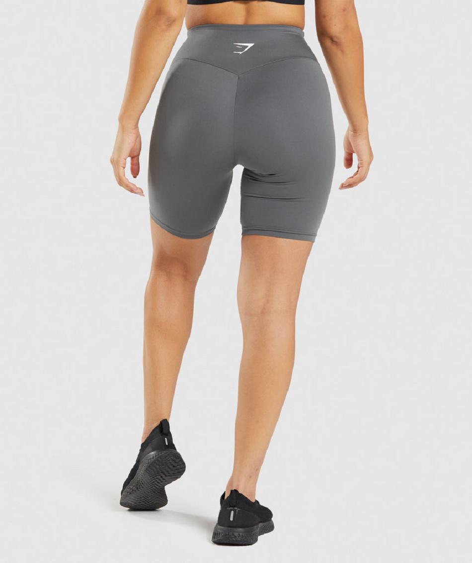 Bermudas Gymshark Entrenamiento Cycling Mujer Grises | MX_4673FDN