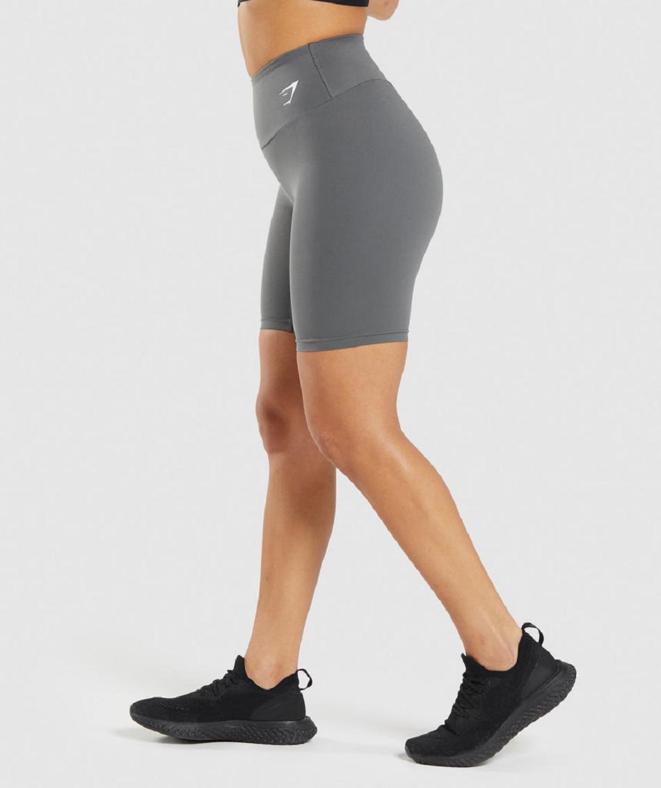 Bermudas Gymshark Entrenamiento Cycling Mujer Grises | MX_4673FDN