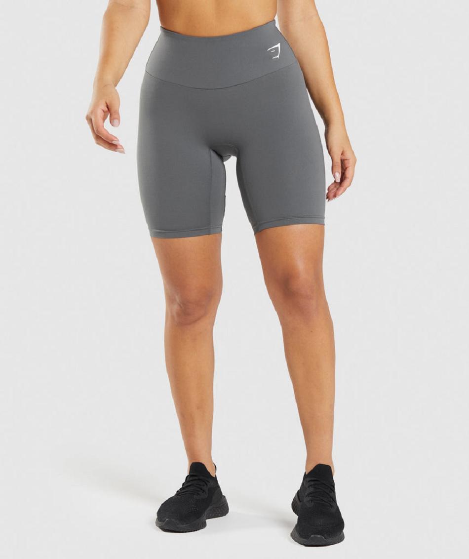 Bermudas Gymshark Entrenamiento Cycling Mujer Grises | MX_4673FDN