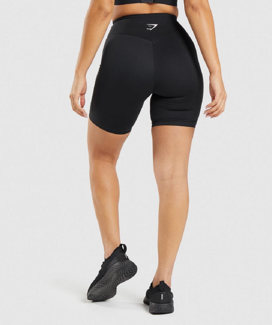 Bermudas Gymshark Entrenamiento Cycling Mujer Negros | MX_4687XYU