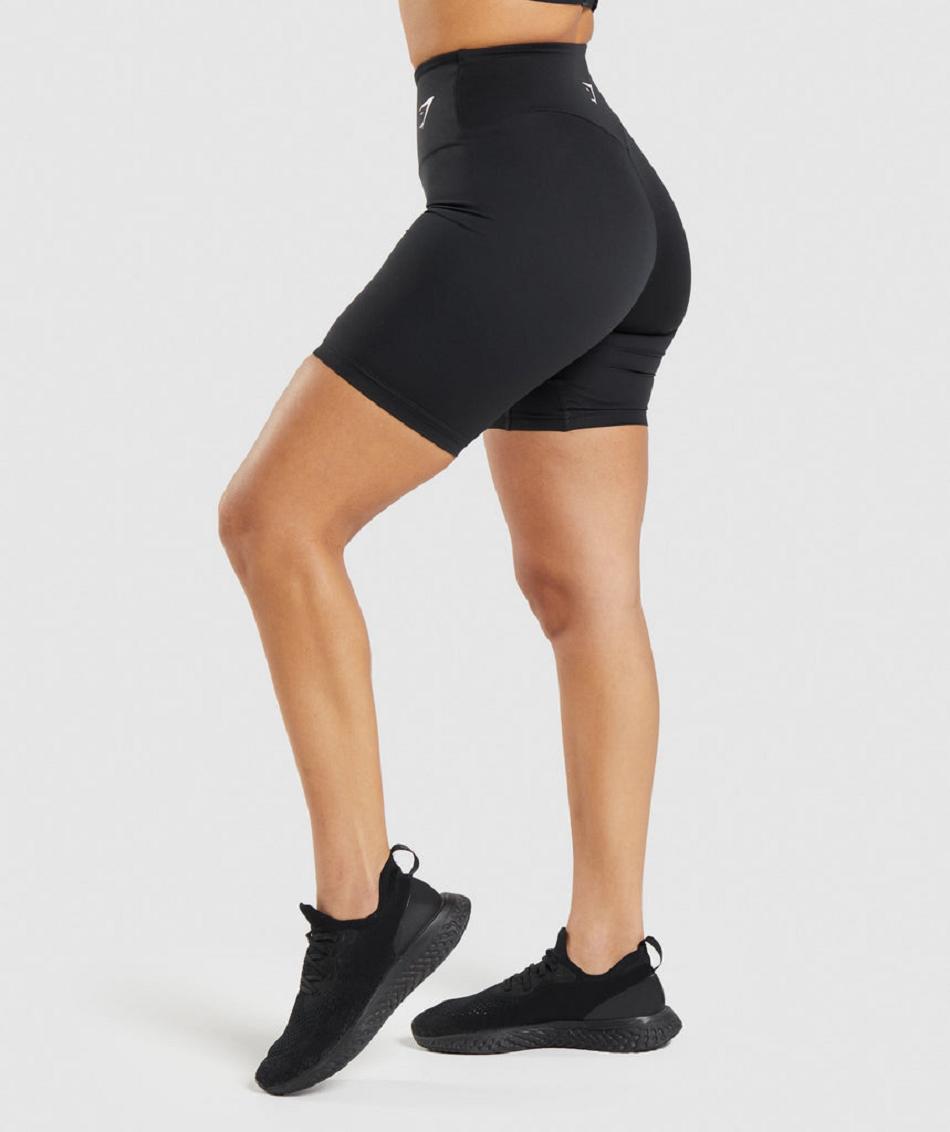 Bermudas Gymshark Entrenamiento Cycling Mujer Negros | MX_4687XYU