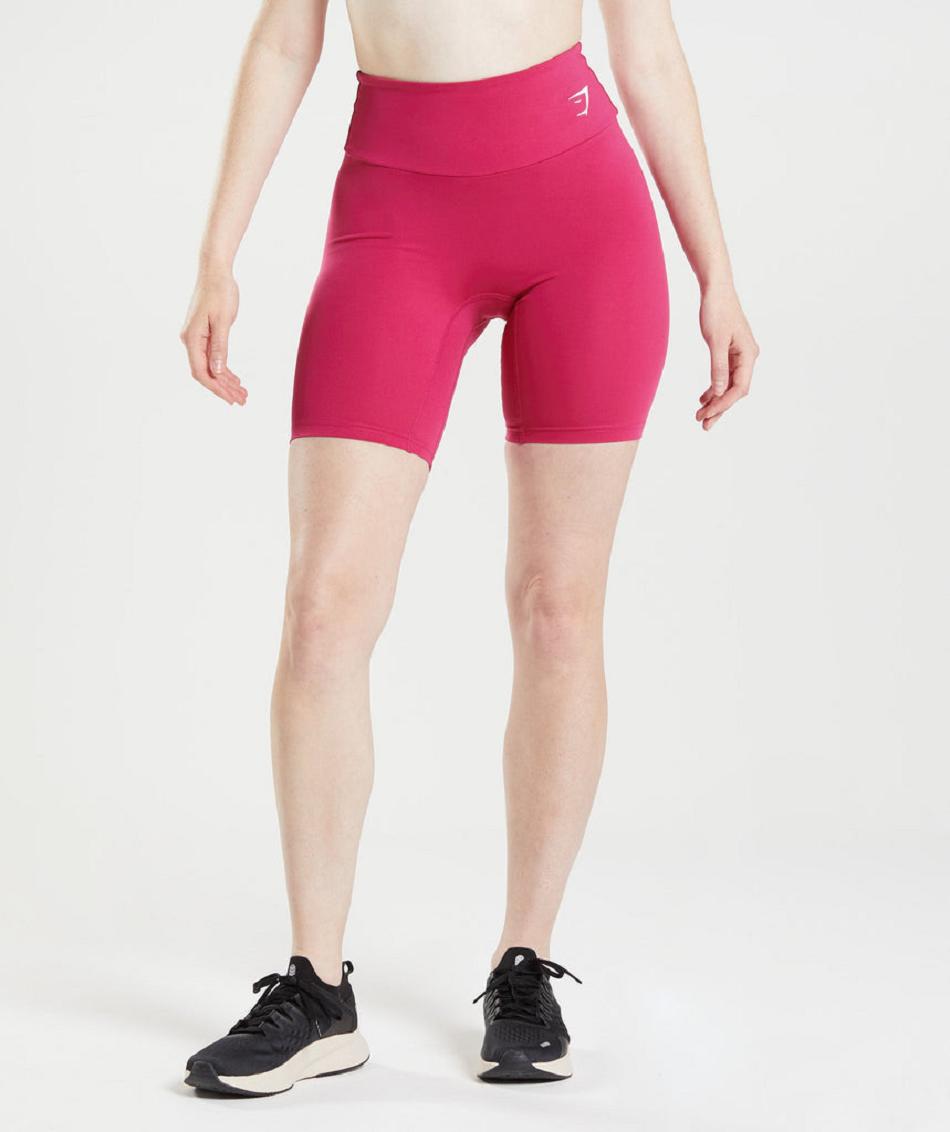 Bermudas Gymshark Entrenamiento Cycling Mujer Rosas | MX_4691NWY