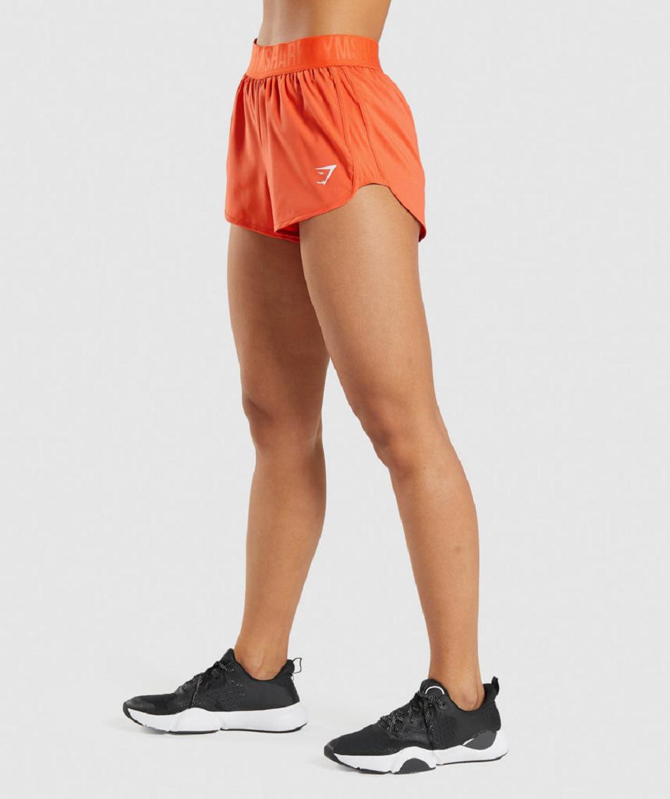 Bermudas Gymshark Entrenamiento Loose Fit Mujer Naranjas | MX_4639NWY