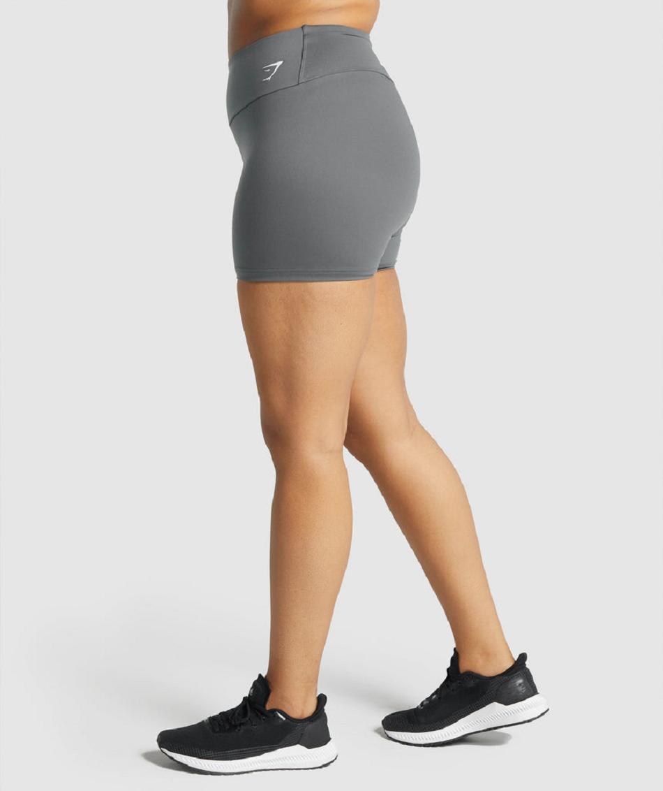 Bermudas Gymshark Entrenamiento Mujer Grises | MX_4647UZG