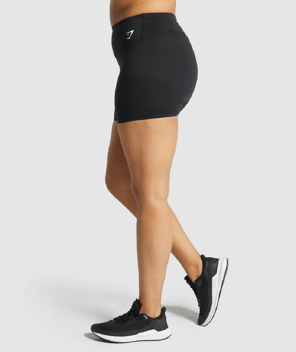 Bermudas Gymshark Entrenamiento Mujer Negros | MX_4684KOR