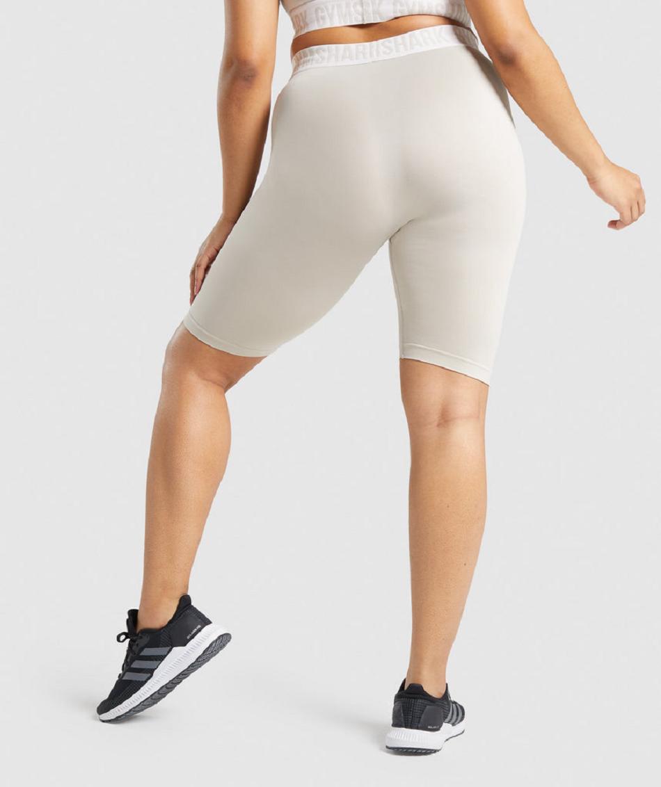 Bermudas Gymshark Fit Seamless Cycling Mujer Grises | MX_4566AHK