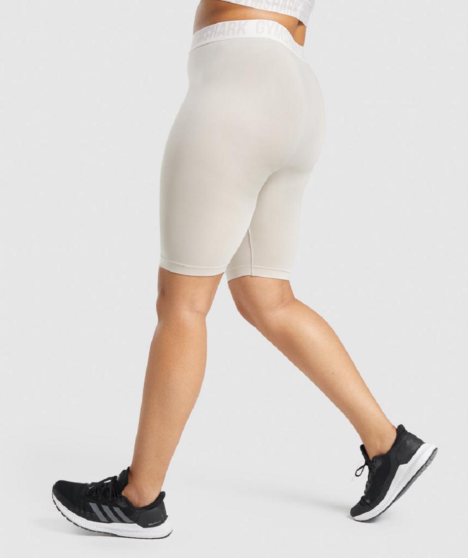 Bermudas Gymshark Fit Seamless Cycling Mujer Grises | MX_4566AHK