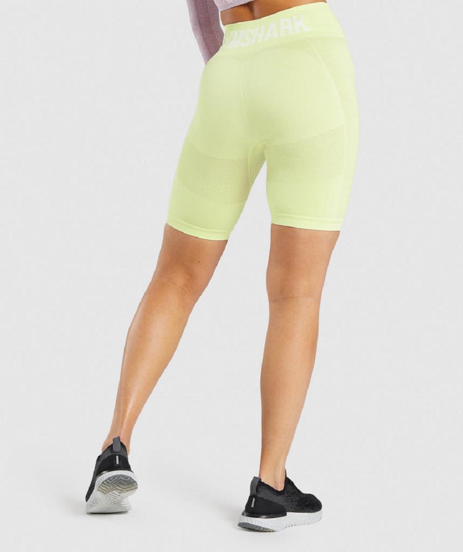 Bermudas Gymshark Flex Cycling Mujer Verdes Claro | MX_4549SGL