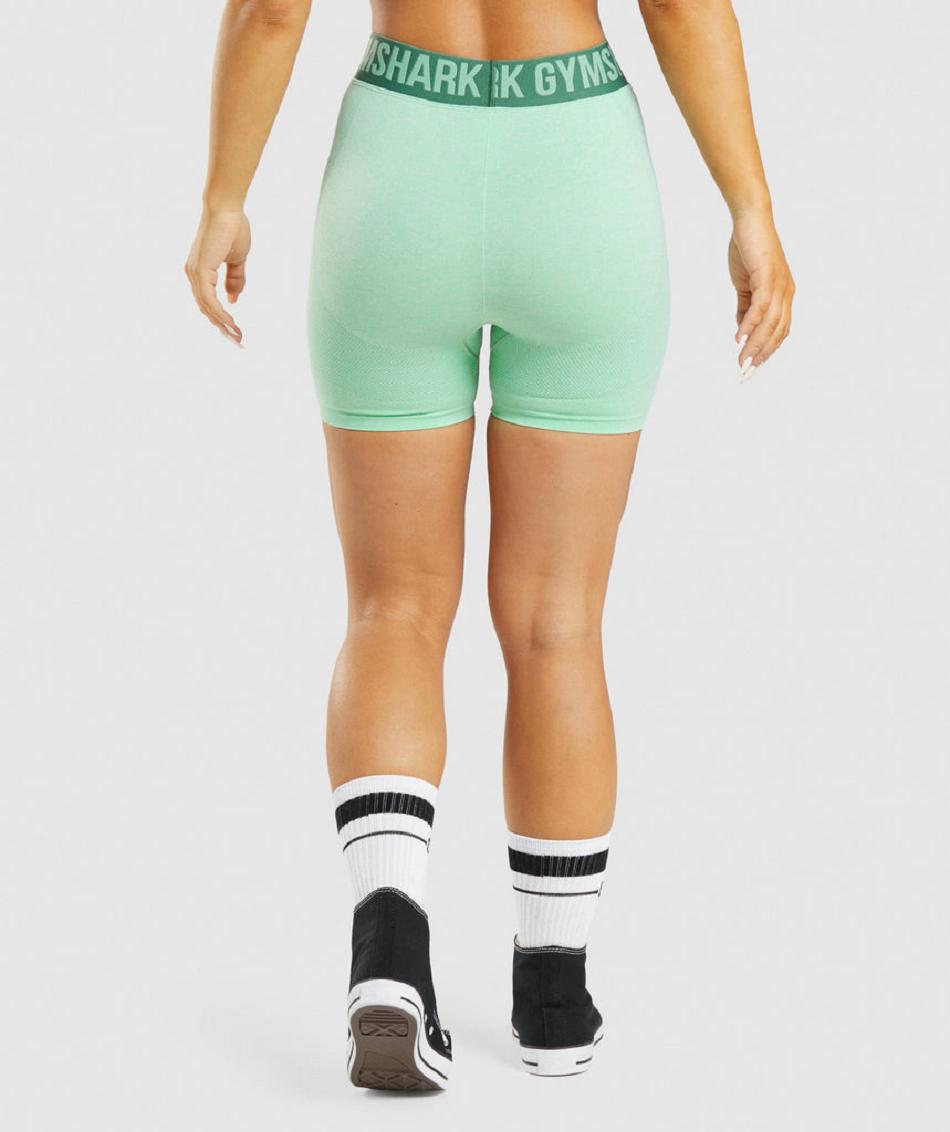 Bermudas Gymshark Flex Mujer Verdes | MX_4627DFM