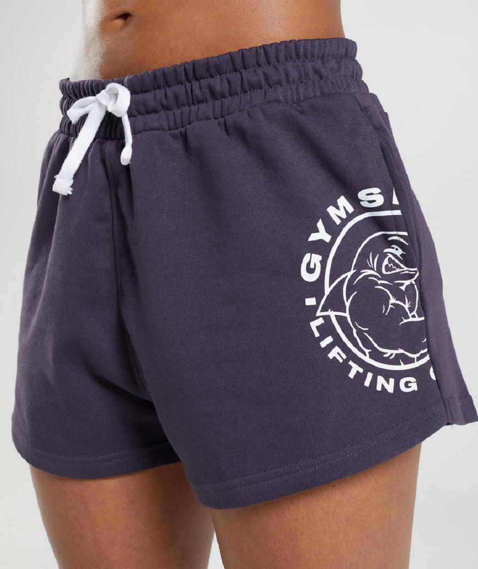 Bermudas Gymshark Legacy Mujer Morados | MX_4609ZUT