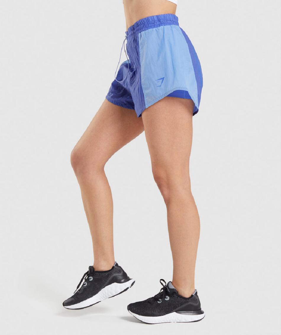 Bermudas Gymshark Pulse 2 In 1 Mujer Azules Azules | MX_4568DFM