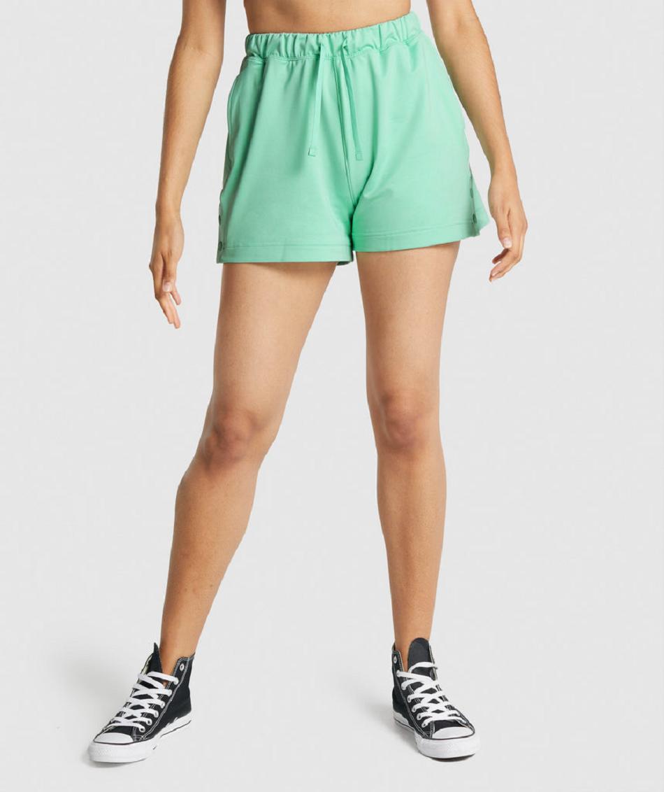 Bermudas Gymshark Recess Mujer Verdes Claro | MX_4569FDN