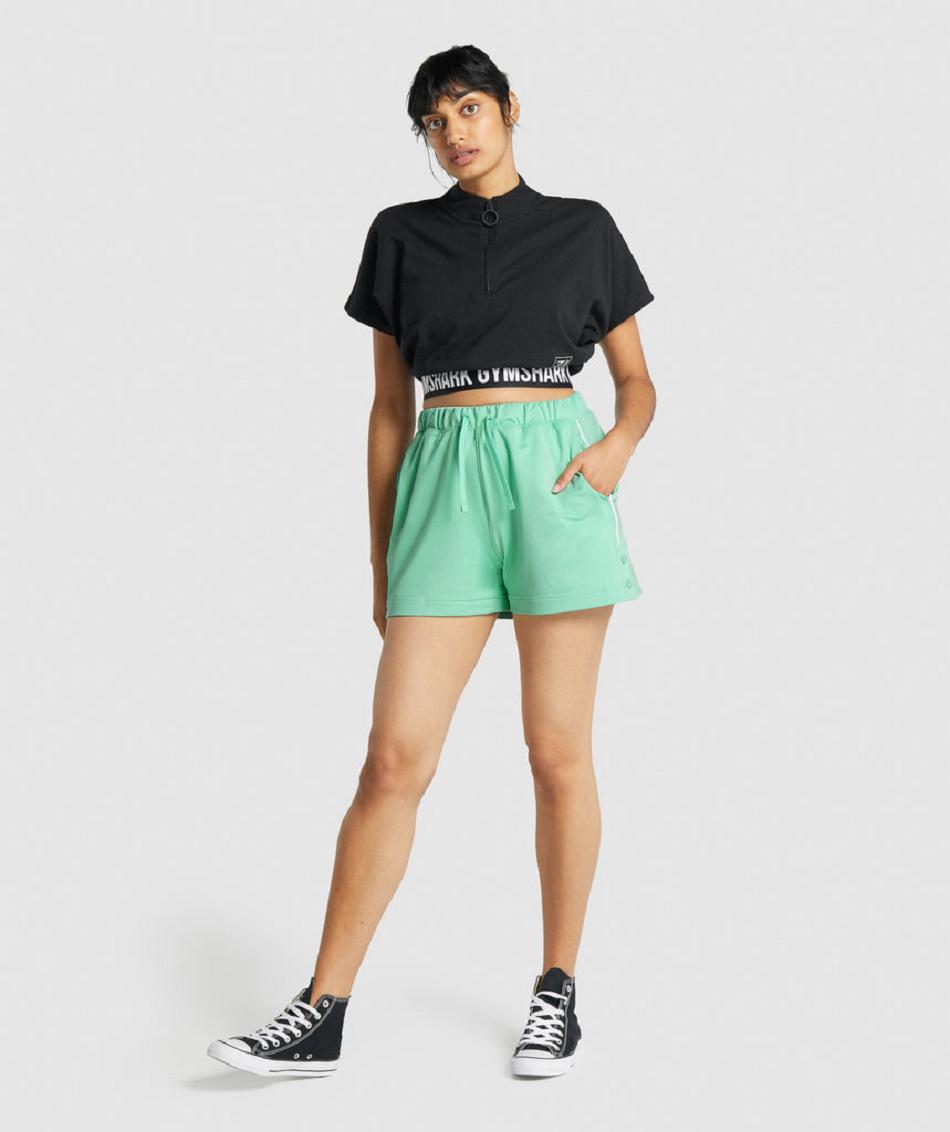 Bermudas Gymshark Recess Mujer Verdes Claro | MX_4569FDN