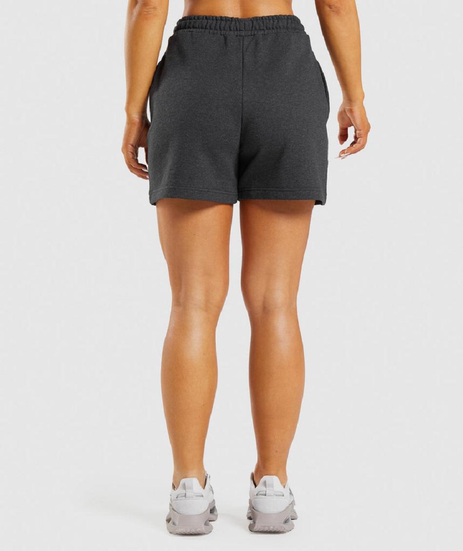 Bermudas Gymshark Rest Day Sweats Mujer Negros | MX_4657HAP