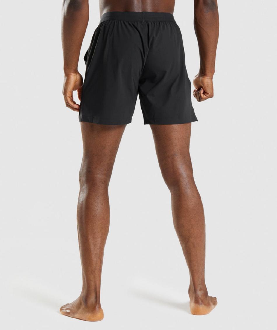 Bermudas Gymshark Studio Hombre Negros | MX_3671KOR