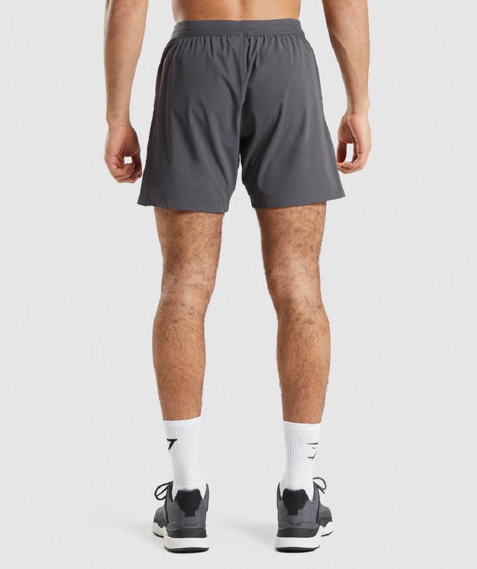 Bermudas Gymshark Studio Hombre Negros Grises | MX_3597VRW