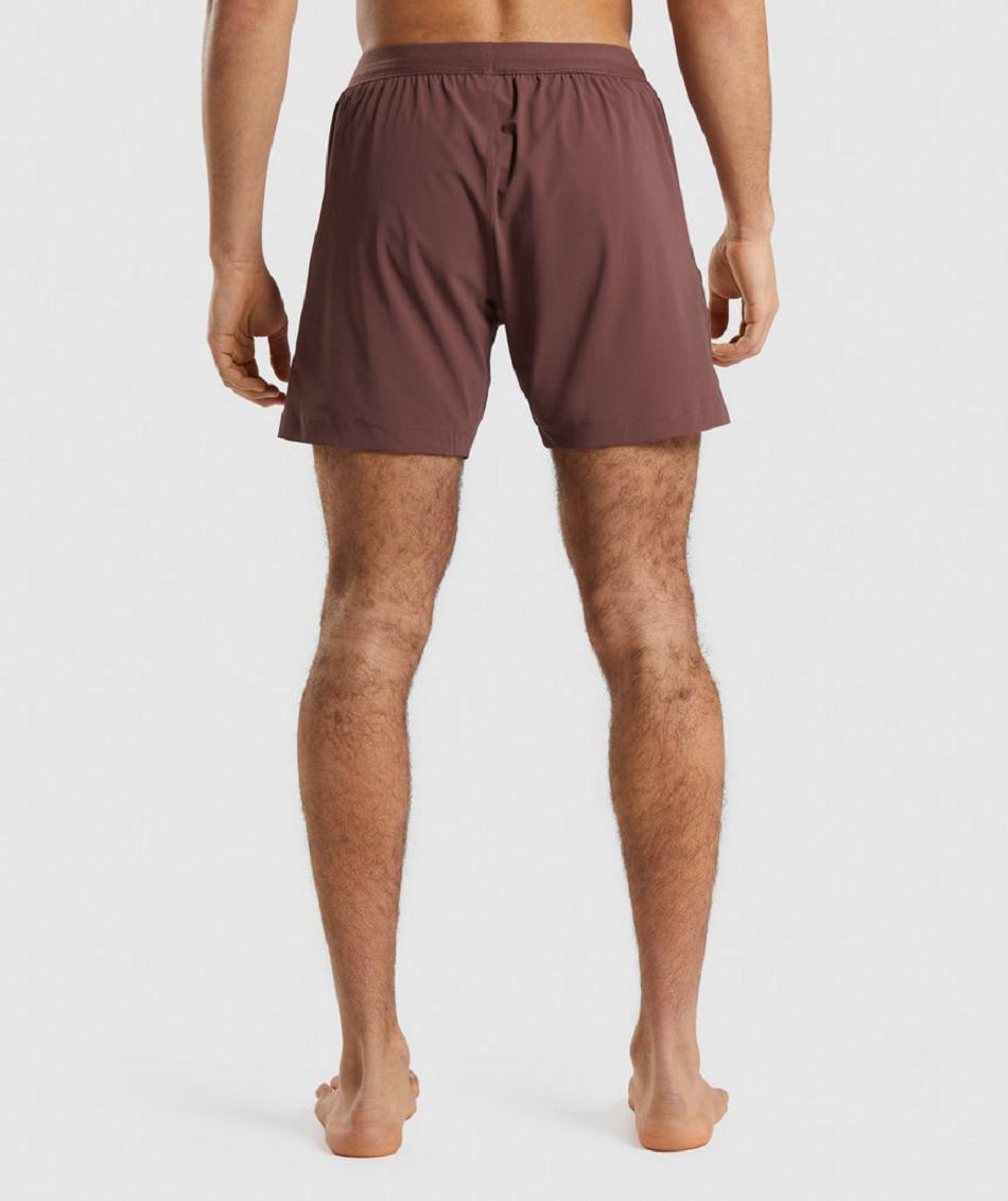 Bermudas Gymshark Studio Hombre Rosas Marrom | MX_3615FDN