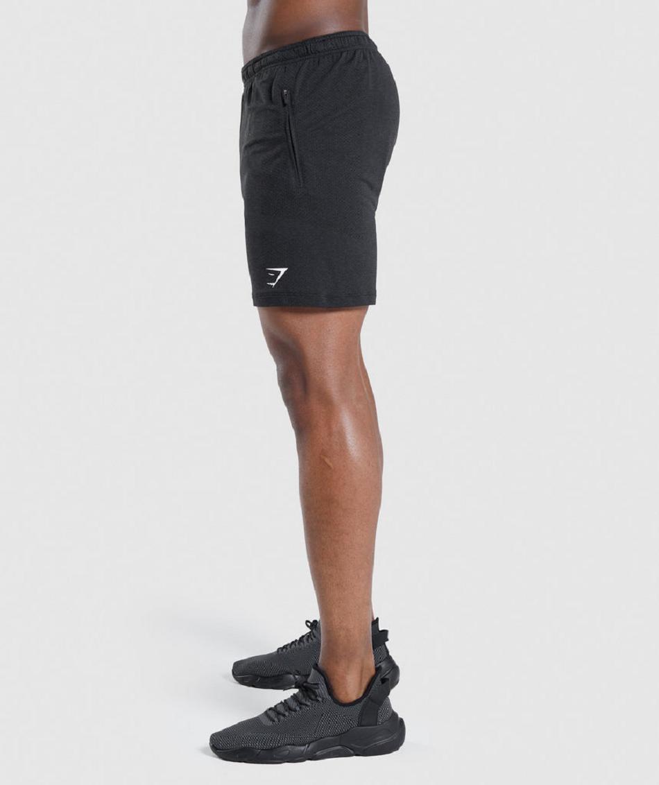 Bermudas Gymshark Vital Light Hombre Negros | MX_3549QMA