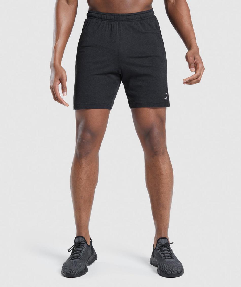 Bermudas Gymshark Vital Light Hombre Negros | MX_3549QMA