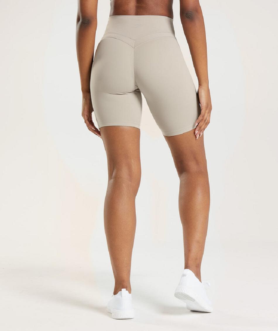 Bermudas Gymshark Whitney Cycling Mujer Grises | MX_4585VRW