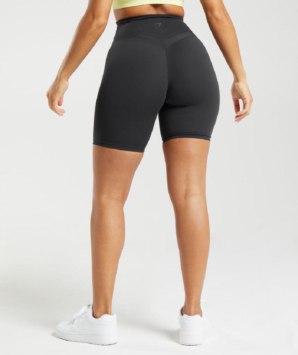 Bermudas Gymshark Whitney Cycling Mujer Negros | MX_4615MQZ