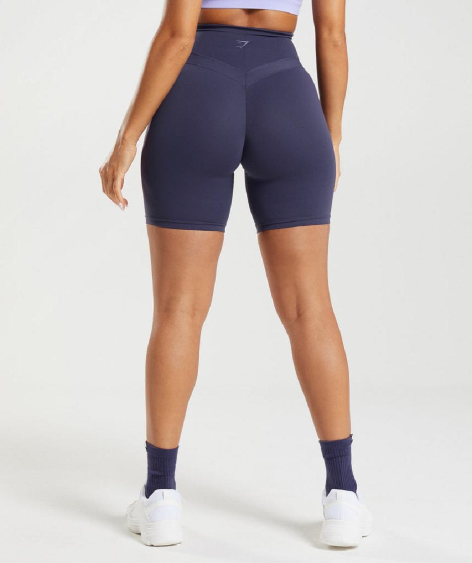 Bermudas Gymshark Whitney Cycling Mujer Azules Azul Marino | MX_4644RVD