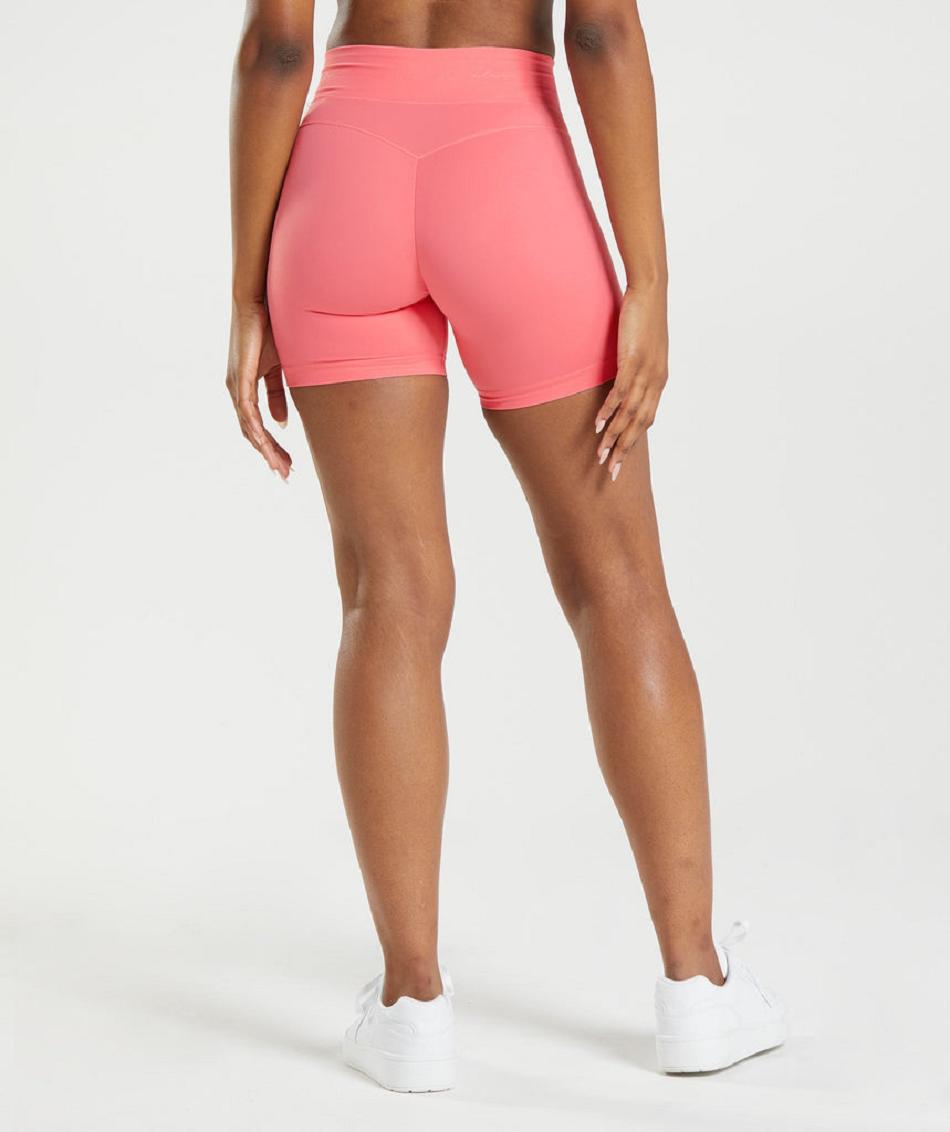 Bermudas Gymshark Whitney Mesh Mujer Rosas | MX_4581LIS