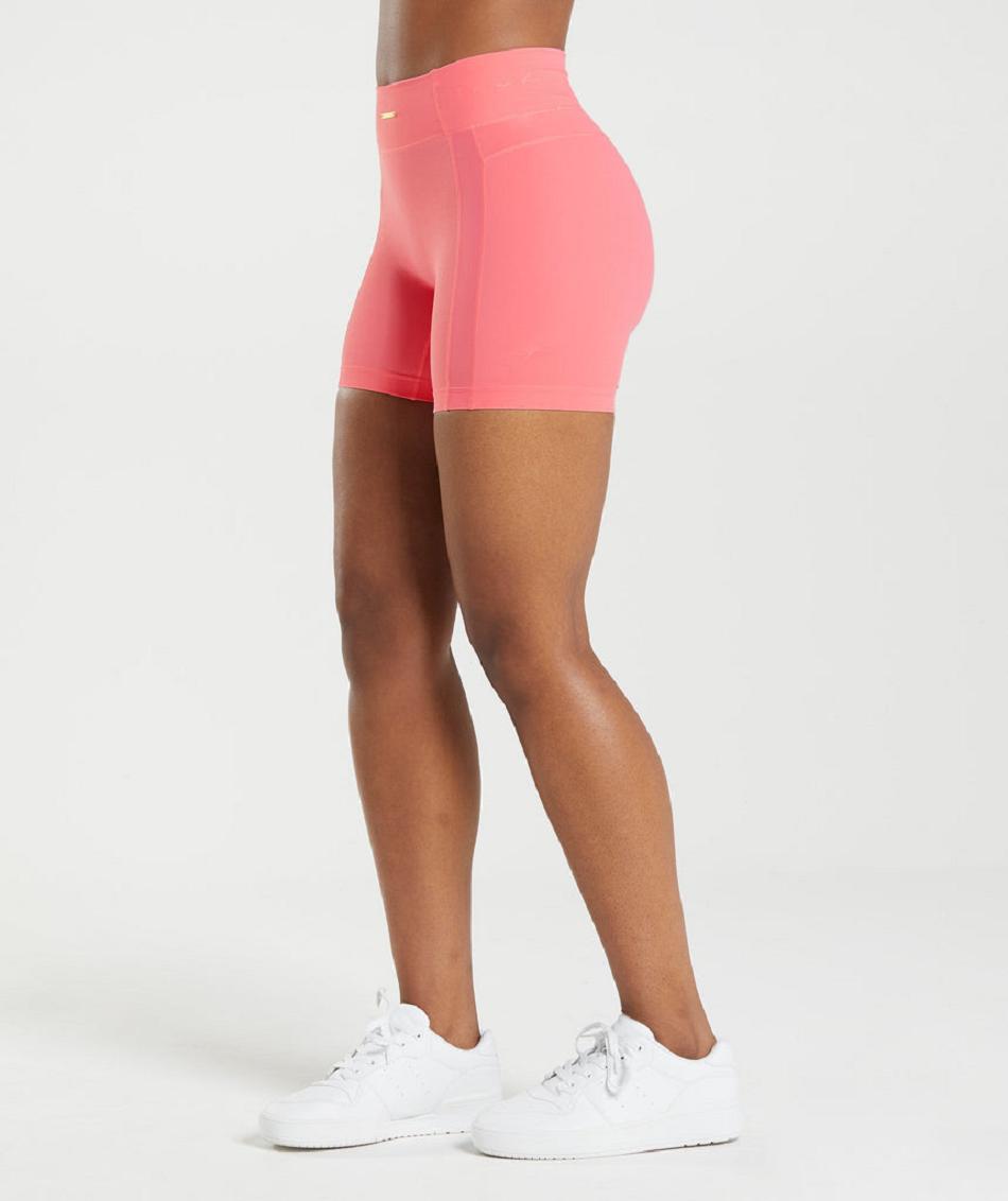 Bermudas Gymshark Whitney Mesh Mujer Rosas | MX_4581LIS