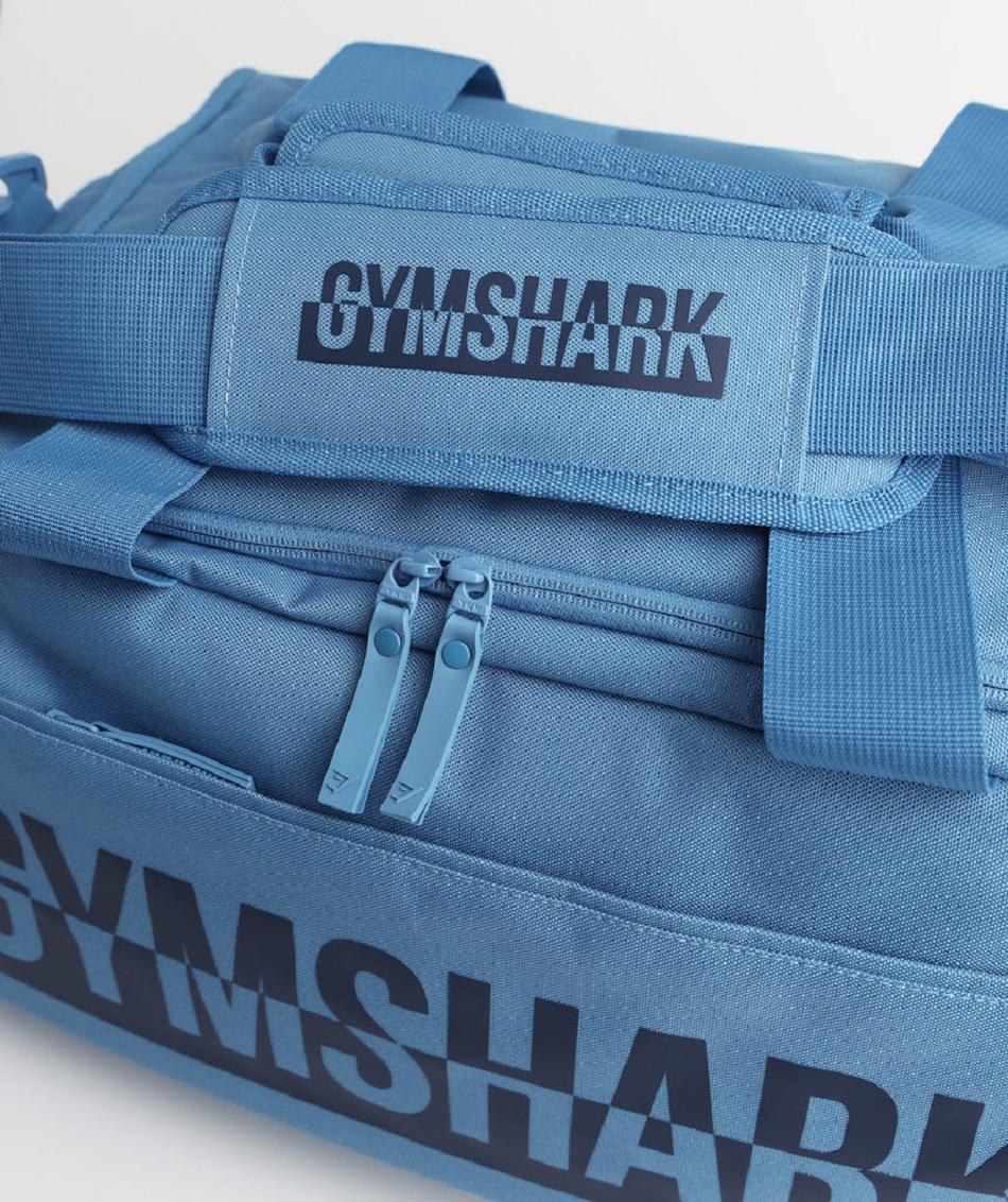 Bolsas Gymshark Bold Gym Bag Mujer Azules | MX_5034FDN