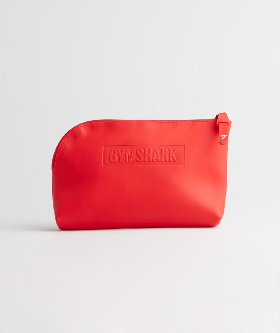 Bolsas Gymshark Everyday Zip Pouch Accessories Rojos | MX_2880AHK