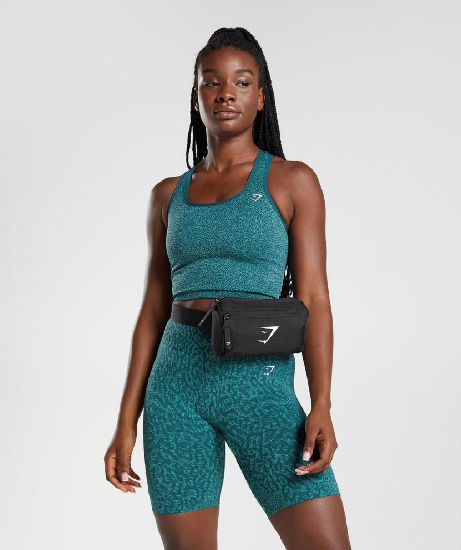 Bolsas Gymshark Sharkhead Cross Body Mujer Negros | MX_5012JPQ