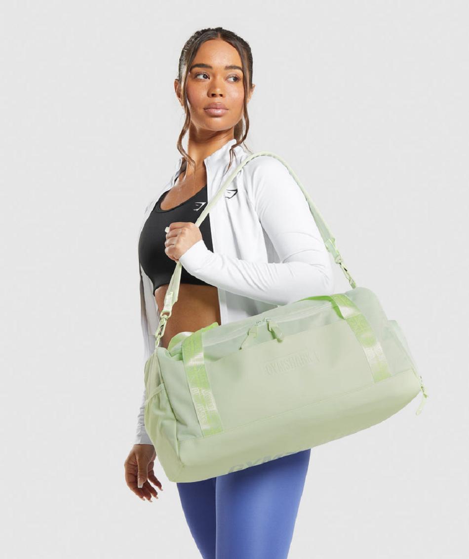 Bolsas Gymshark Small Everyday Gym Accessories Verdes | MX_2906AHK