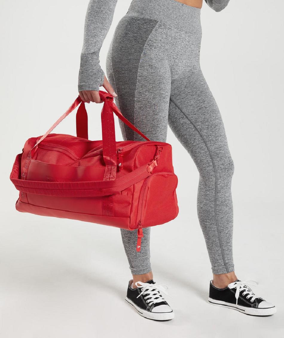 Bolsas Gymshark Small Everyday Holdall Accessories Rojos | MX_2890XYU