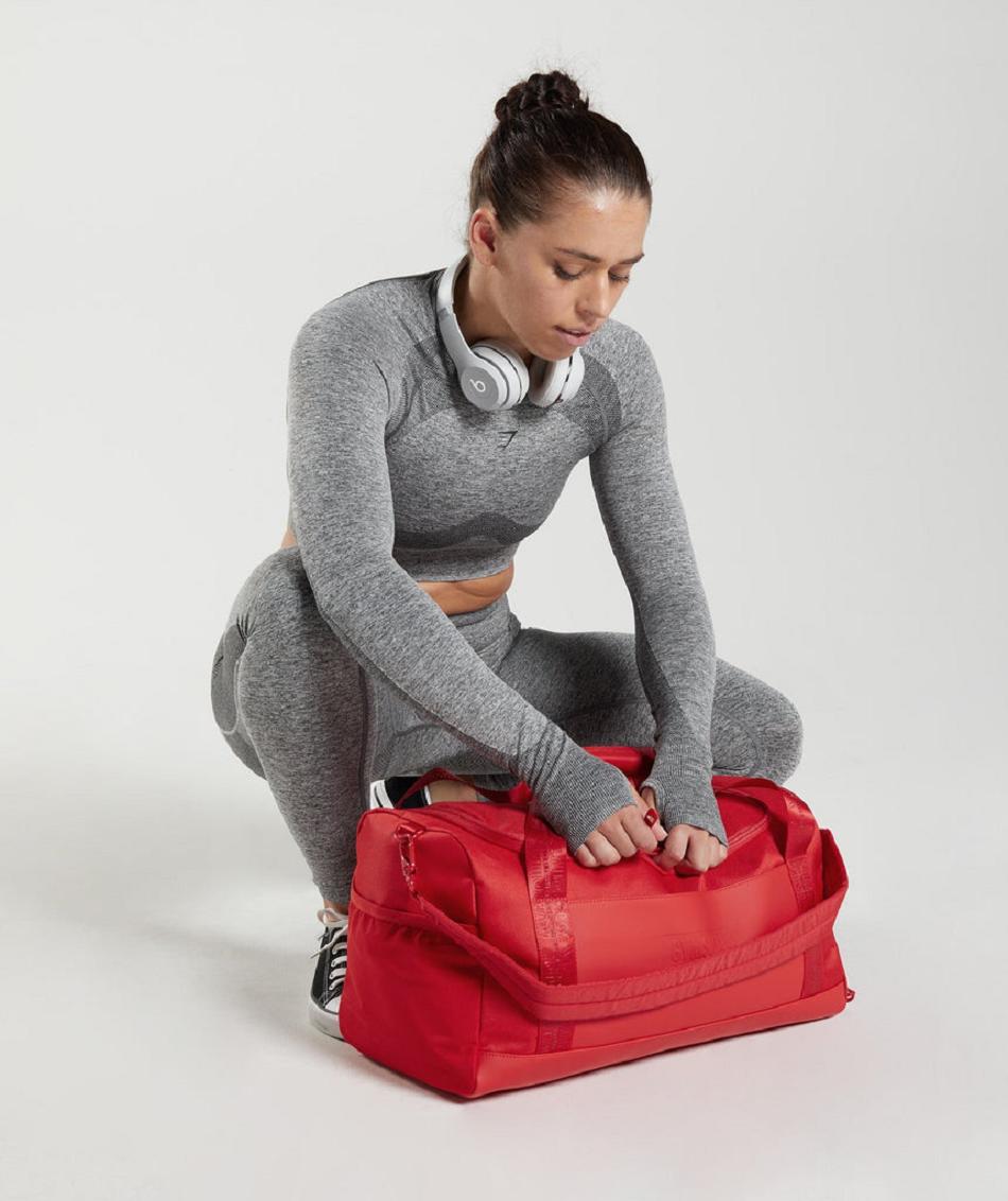 Bolsas Gymshark Small Everyday Holdall Accessories Rojos | MX_2890XYU