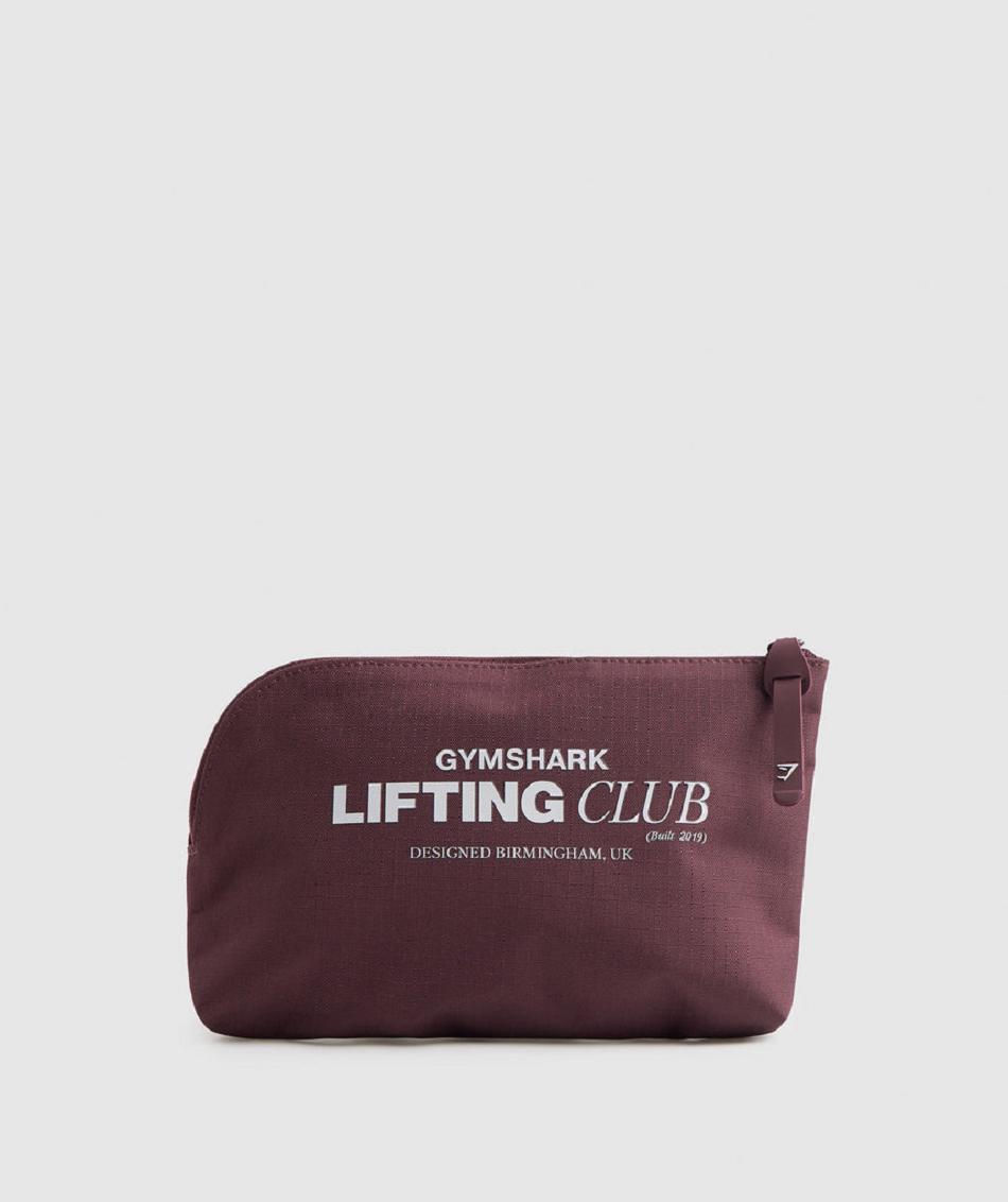 Bolsas Gymshark Social Club Cosmetic Bag Mujer Rosas Marrom | MX_5055JPQ