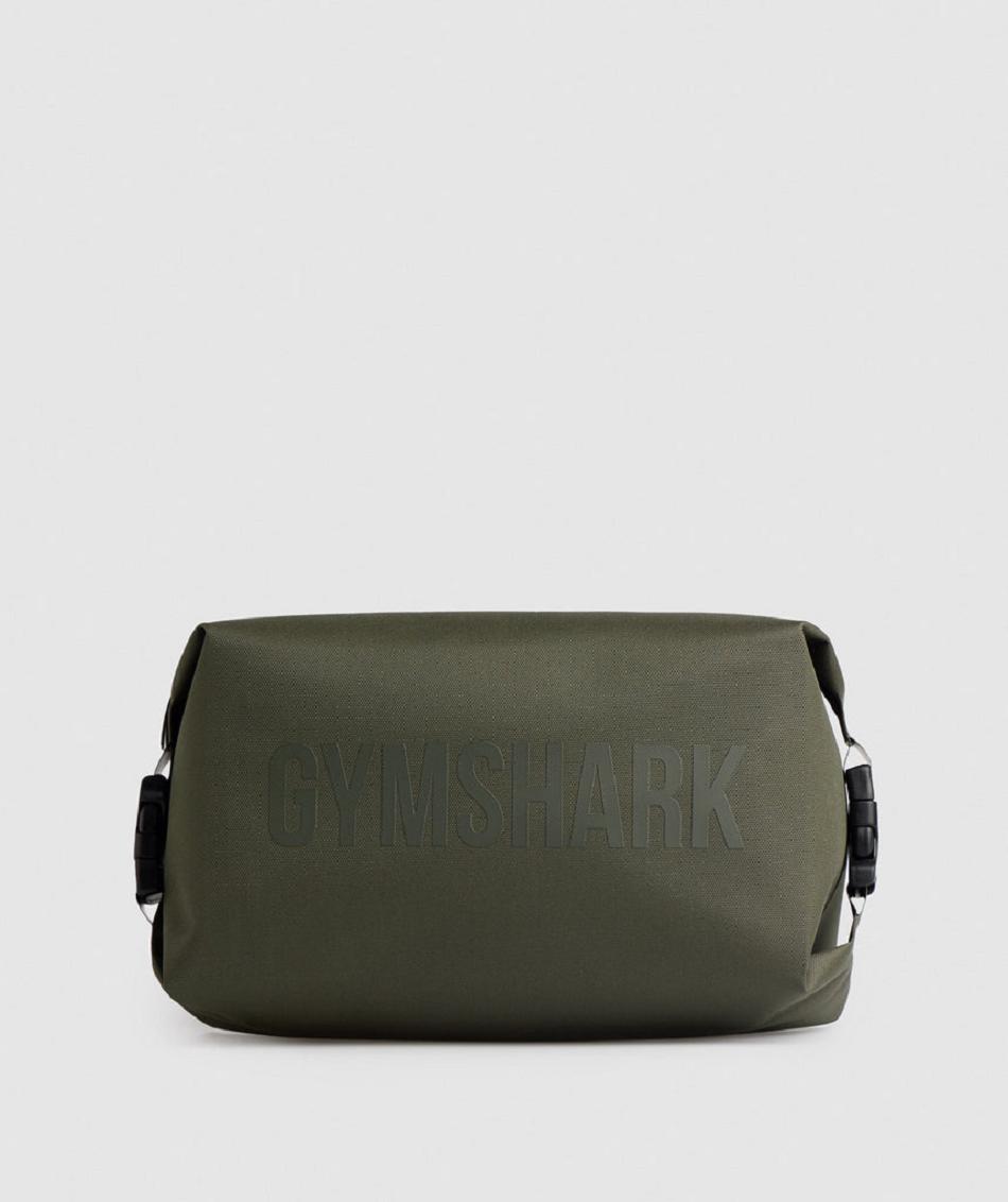 Bolsas Gymshark X-Series Toiletry Bag Mujer Verde Oliva | MX_5041XYU