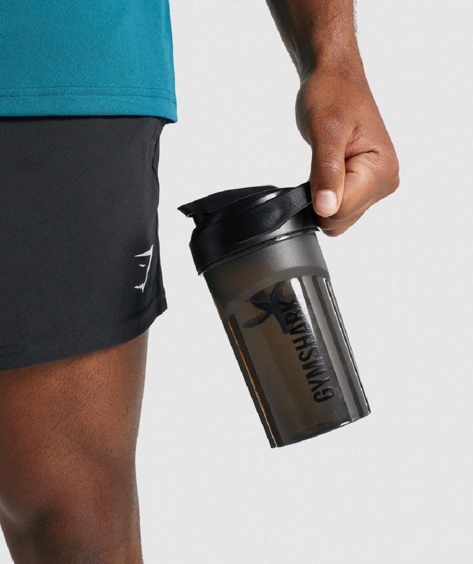 Botellas de Agua Gymshark 14oz Shaker Accessories Negros | MX_2754QMA