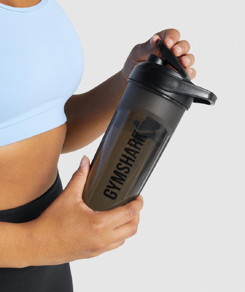 Botellas de Agua Gymshark Shaker Accessories Negros | MX_2752NWY