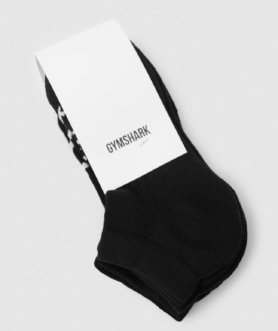 Calcetines Gymshark Ankle 3pk Accessories Negros | MX_2772KOR