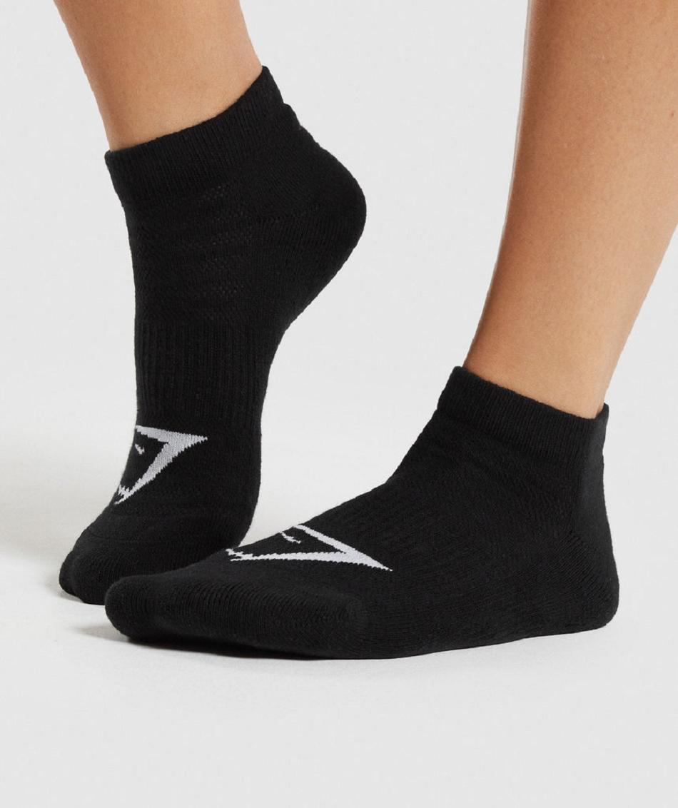 Calcetines Gymshark Ankle 3pk Accessories Negros | MX_2772KOR