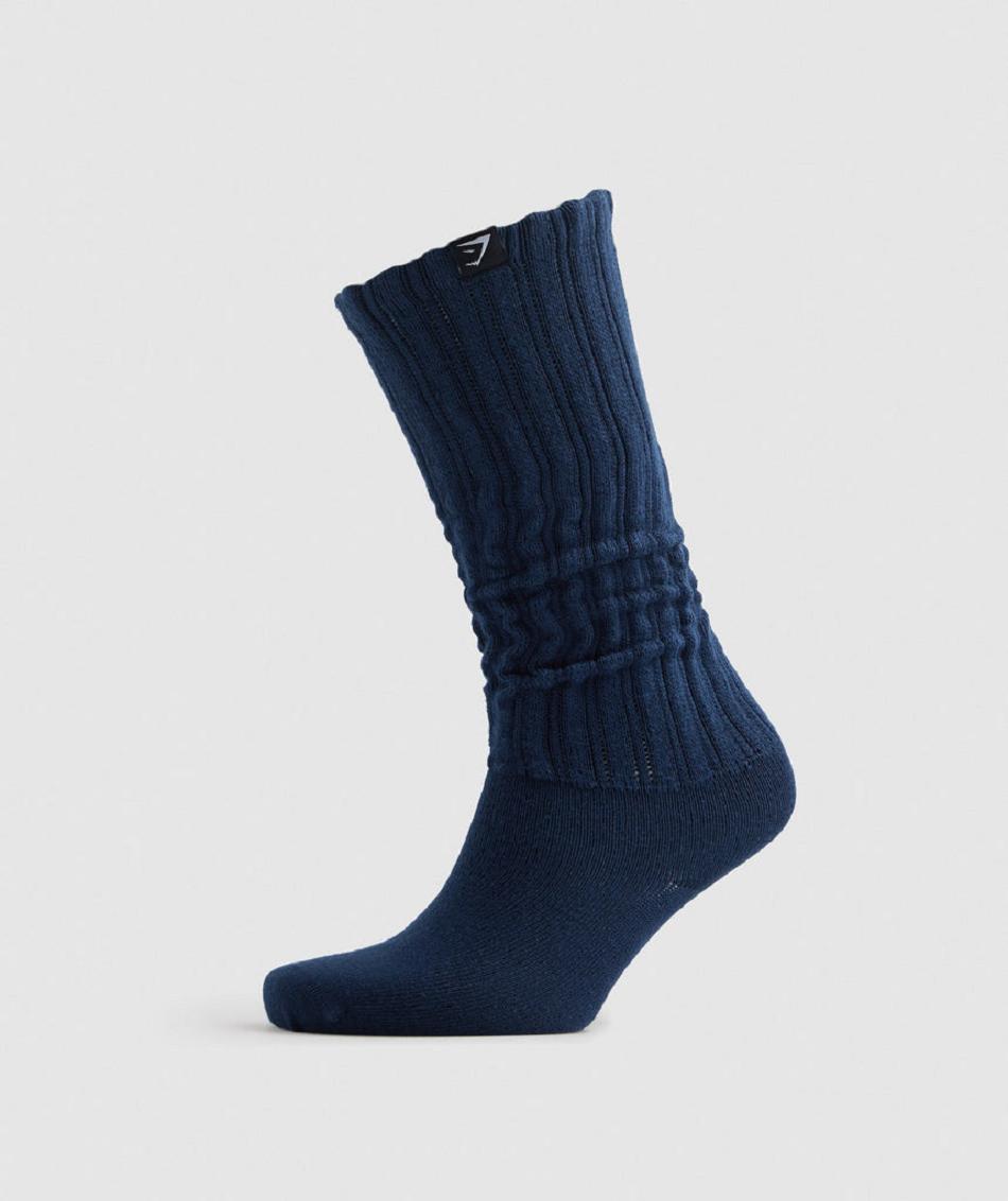 Calcetines Gymshark Comfy Rest Day Accessories Azul Marino | MX_2794CTV