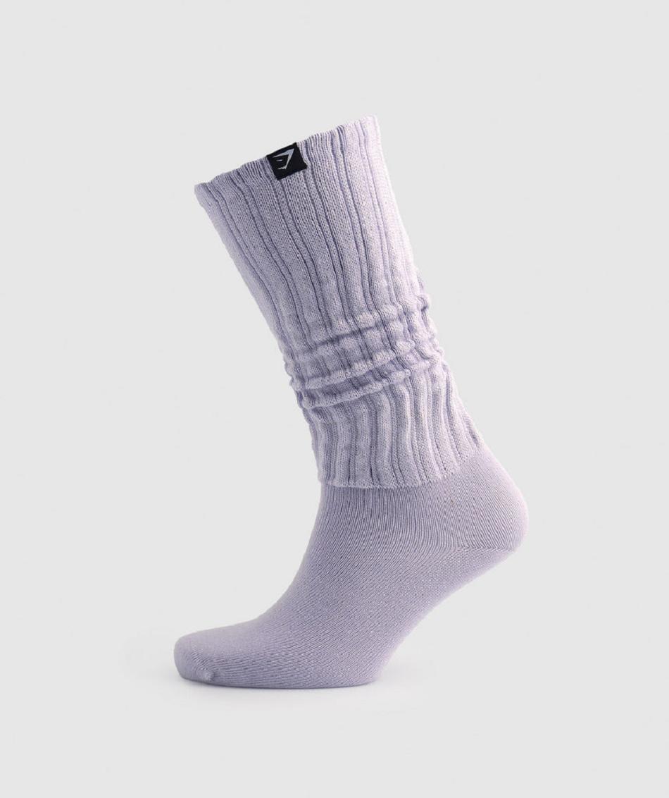 Calcetines Gymshark Comfy Rest Day Accessories Morados | MX_2795VRW